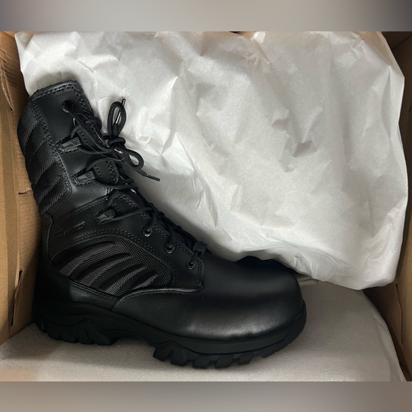 Bates GX unisex 8” composite toe work boots with side zip size 8.5 women 6 mens - Picture 4 of 7